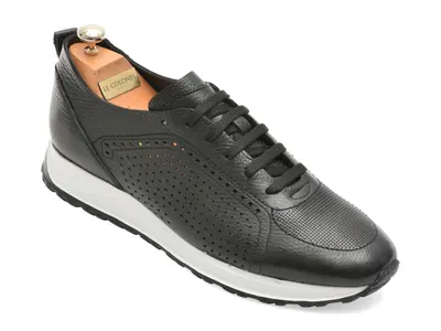 Pantofi sport LE COLONEL negri, 48942, din piele naturala