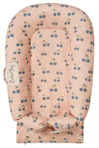 Cuib de bebeluși Cotton Hug - Cireșe
