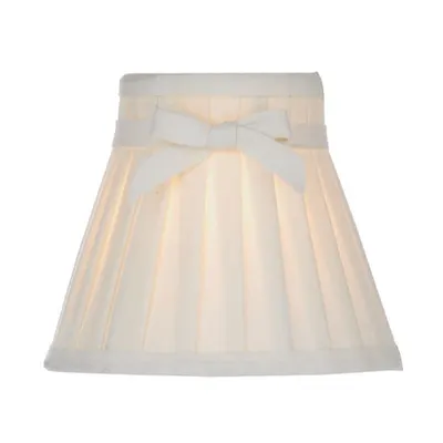 Abajur Judy Cream Linen Tapered Drum Shade 18cm