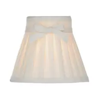 Abajur Judy Cream Linen Tapered Drum Shade 18cm