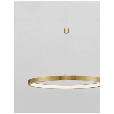 Lampa suspendata EMPATIA Auriu Brass Aluminiu & Acrylic LED 35 Wat 230 Volt 2450Lm 3000K IP20