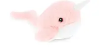 Jucărie de pluș Keel Toys Keeleco – Narval roz, 25 cm