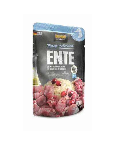 BELCANDO Finest Selection hrana umeda caini adulti, cu rata si merisoare 300 g