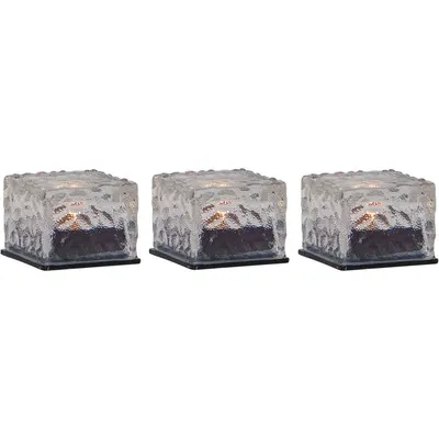 Lumânări LED 3 buc. solare (înălțime 5,5 cm) pentru exterior Icecube – Star Trading