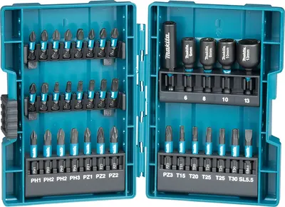 Set biți Makita - Impact Black, B-66880, 35 buc