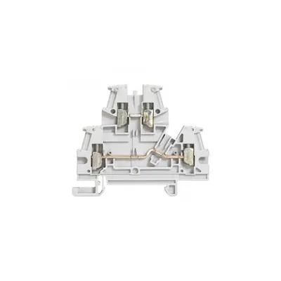 Clema sir Viking 3 - screw - 2 connect on 2 levels - pitch 5 - gri