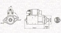Electromotor (12v, 1,1kw) Potrivit Audi A3, Tt; Seat Altea, Altea Xl, Leon, Toledo Iii; Vw Eos, Golf Plus V, Golf V, Golf Vi, Jetta Iii, Scirocco Iii, Touran 1.4 1.8 2.0 09.04-11.17