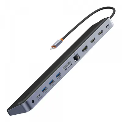 Hub USB-C Baseus EliteJoy Gen2, 11in1, Negru WKSX030213