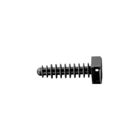 CELO Colier plastic wall plug Ø6 negru