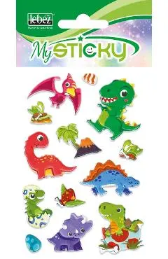 Stickere decorative. My sticky 3D. Dinozauri