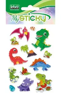 Stickere decorative. My sticky 3D. Dinozauri
