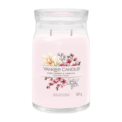 Lumanare parfumata PINK CHERRY & VANILLA, 567 GR