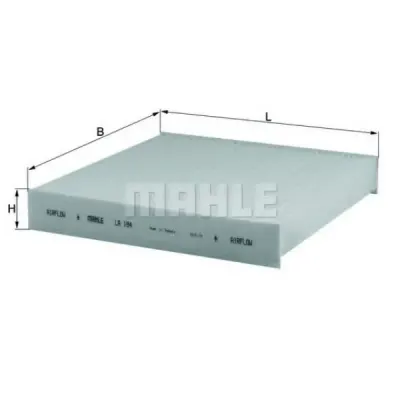 Filtru, aer habitaclu MAHLE ORIGINAL LA 184