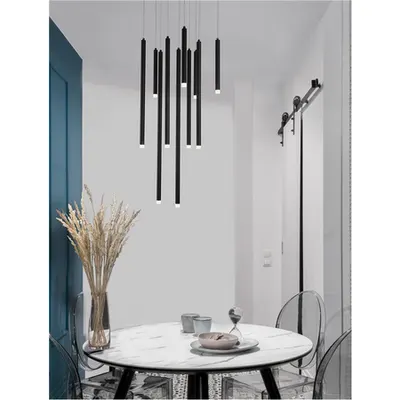 Lampa suspendata TRIMLE Nisipiu Negru Aluminiu & Acrylic LED 26 Wat 230V 1860.68Lm 3000K IP20