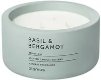 Lumânare parfumată Blomus Fraga - XL, Basil & Bergamot, Pine Gray