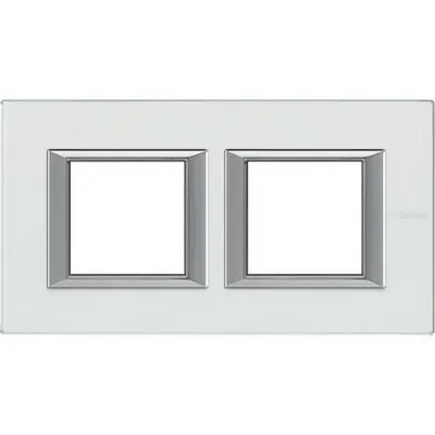 Rama dreptunghiulara Axolute sticla 2+2 module orizontal - Cristal