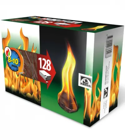 Tablete de aprins focul - 128 aprinderi