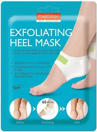 Purederm Mască de călcâi Exfoliating, 18 ml