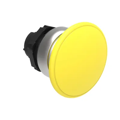 Buton ciuperca Ø22MM PLATINUM SERIES, diametru, Ø40MM. YELLOW