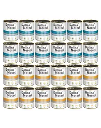 DOLINA NOTECI Mix păstrăv și rață pentru câini Premium 24x800g