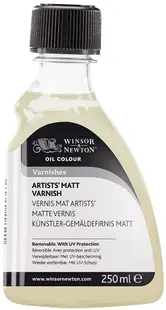 Lac de finisaj pentru artiști Winsor & Newton - Satin, 250 ml