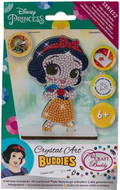 Figurină cu diamant Craft Buddy - Albă ca Zăpada
