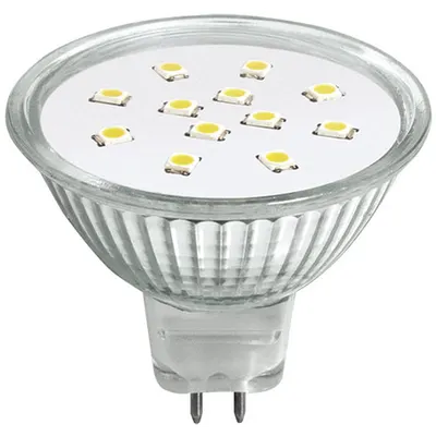 Bec cu Led-uri, ALED MR16 Glass 3W GU5.3 2700K, LUMINECO