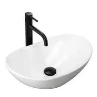 Lavoar pentru blat, alb lucios, oval, Rea Royal Mini