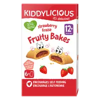 Biscuiti moi cu capsuni +12 luni, 132g, Kiddylicious