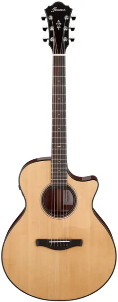 Chitară electroacustică Ibanez - AE410 LGS, bej/maro