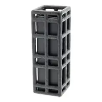 Vază neagră din polirășină lucrată manual (înălțime 30 cm) Lyst – Villa Collection