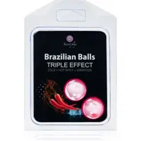 Secret play Brazilian 2 Balls Set Triple Effect ulei de masaj