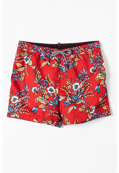Pantaloni scurti de baie Super 5S Beach Volley - Rosu/Alb/Albastru