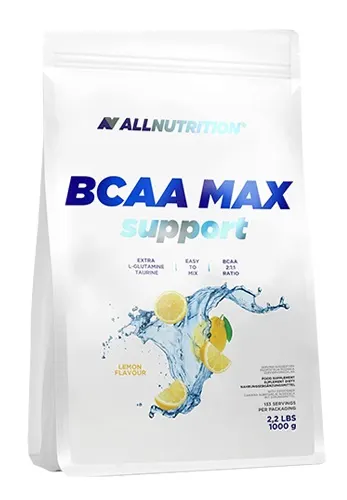 BCAA Max Support, lămâie, 1 kg, AllNutrition