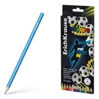 Creioane colorate Erich Krause Sport DNA - 12 culori