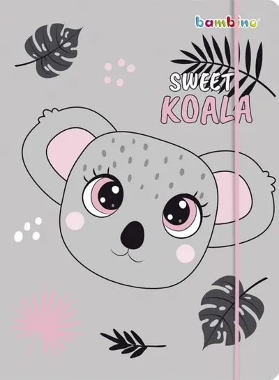 Dosar cu bandă elastică Bambino Premium Koala - A4