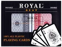 Set 2 Pachete Carti Royal Canasta Poker - Din Plastic