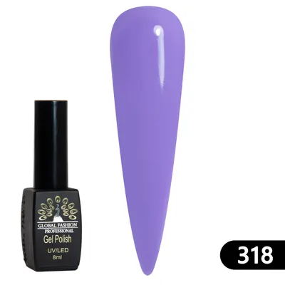 Oja semipermanenta Black Elite, Global Fashion 8 ml, 318 Engros