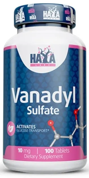 Vanadyl Sulfate, 10 mg, 100 tablete, Haya Labs