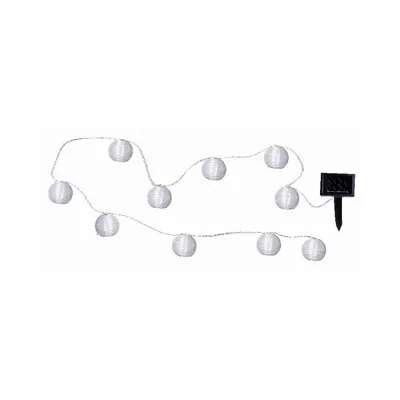 Șirag luminos LED pentru exterior Star Trading Lampions, 10 becuri, lungime 2,7 m