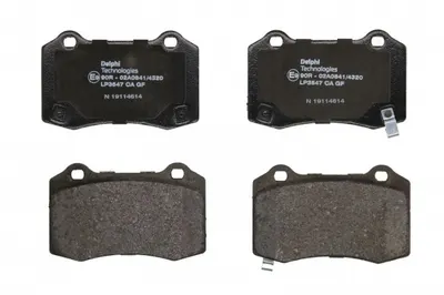 Set Placute Frana Spate Potrivit Chevrolet Camaro; Chrysler 300c; Dodge Challenger, Charger; Jeep Grand Cherokee, Grand Cherokee Iii, Grand Cherokee Iv; Tesla Model X 3.0d-Electric 03.06