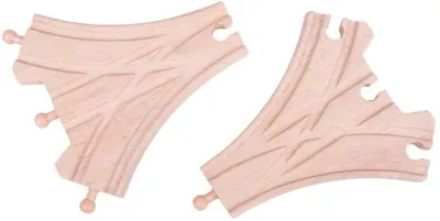 Set din lemn Bigjigs - Sine ramificate, 2 bucati