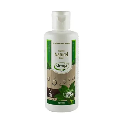 Indulcitor Lichid din Stevie Natural Stevija, 100 ml