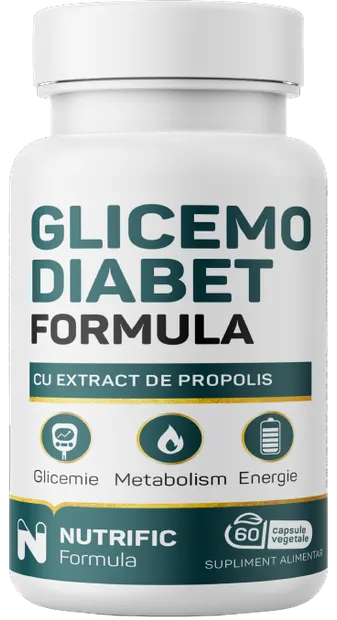 Glicemo Diabet Formula, 60 capsule, Nutrific