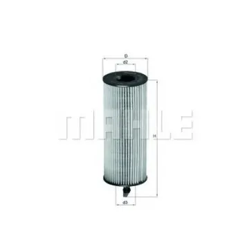 Filtru ulei MAHLE ORIGINAL OX 361 4D