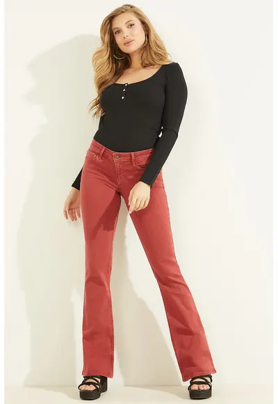 Bluza striata cu decolteu rotund - Negru