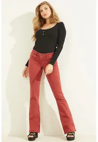 Bluza striata cu decolteu rotund - Negru