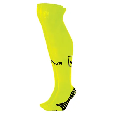 Jambiere Givova Alta, Galben Fluo/Negru, Senior
