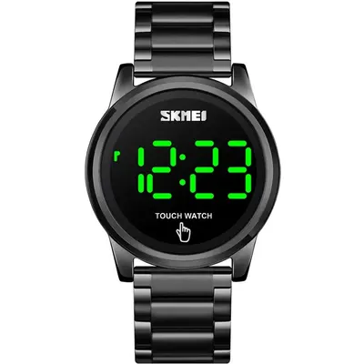 Ceas barbatesc Skmei Digital Casual Afisare data Lumina de fundal Negru