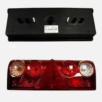 Stop spate stanga EUROPOINT II (24V, reflector triunghiular, conector: 4x SuperSeal 2PIN AMP 7PIN Bayonet, LED lumini pozitie) potrivit SCHMITZ